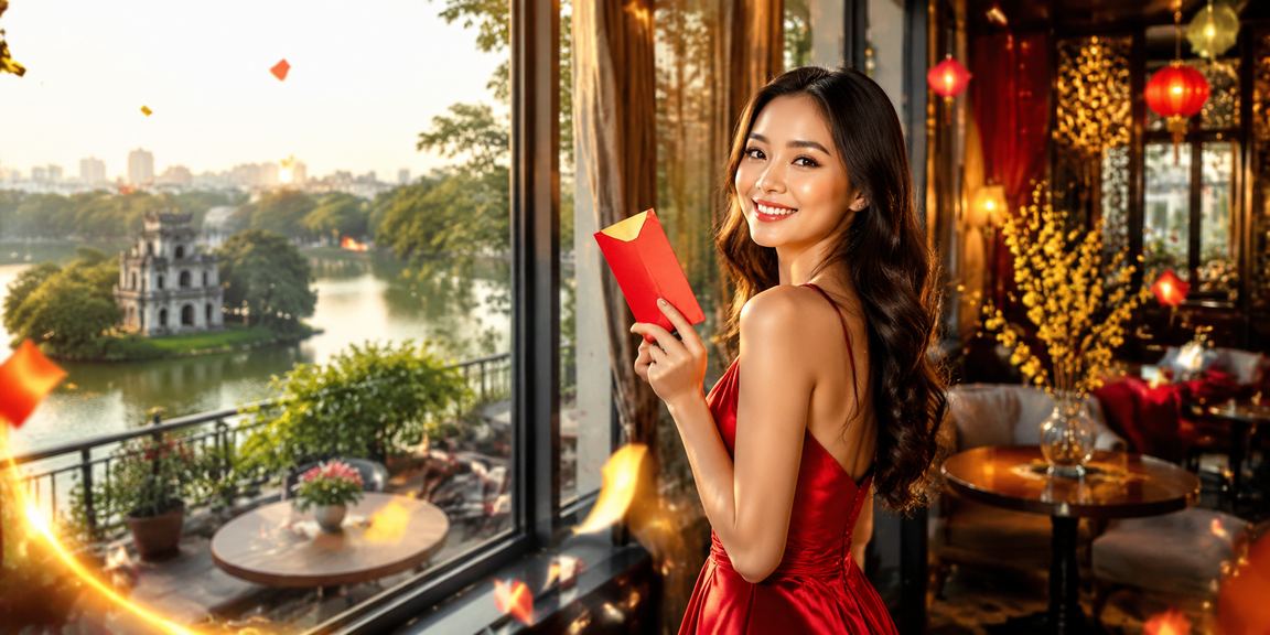 Người dùng Hà Nội nhận phong bì đỏ ưu đãi trong không gian cà phê ấm cúng