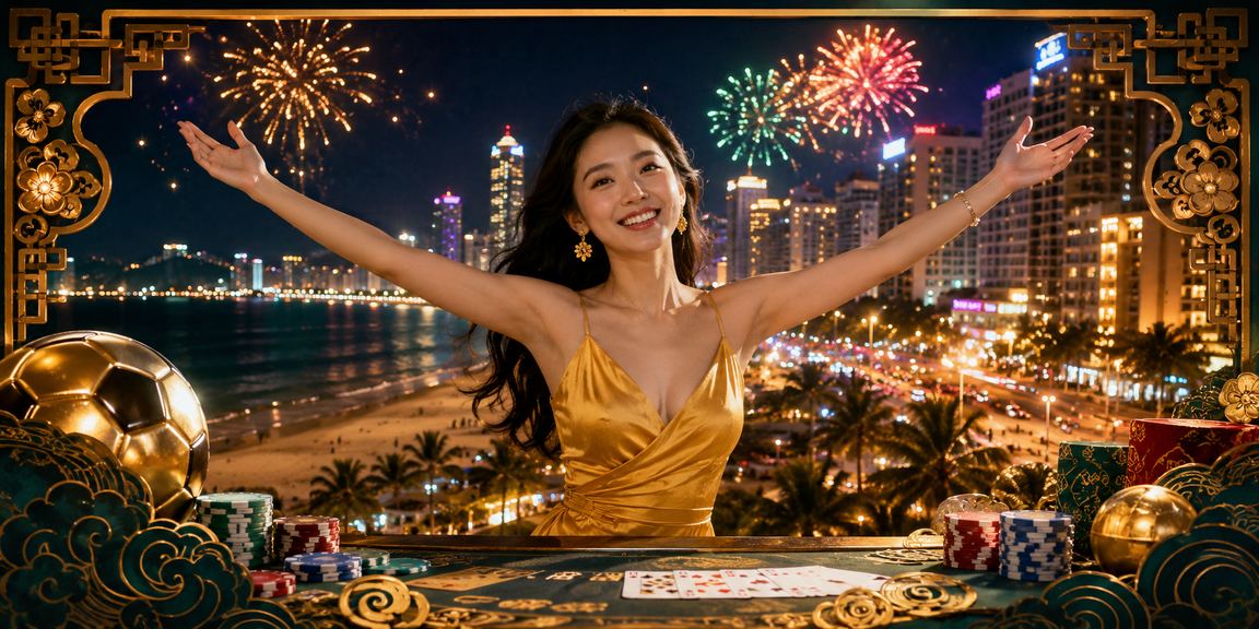 Người dùng tại Nha Trang tham gia trò chơi bài trong không khí lễ hội biển
