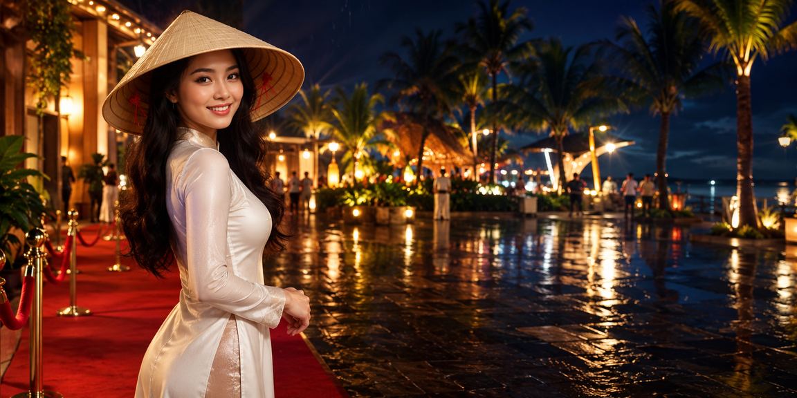 Người dùng tại Phú Quốc đội nón lá trải nghiệm cá cược trực tuyến trên di động